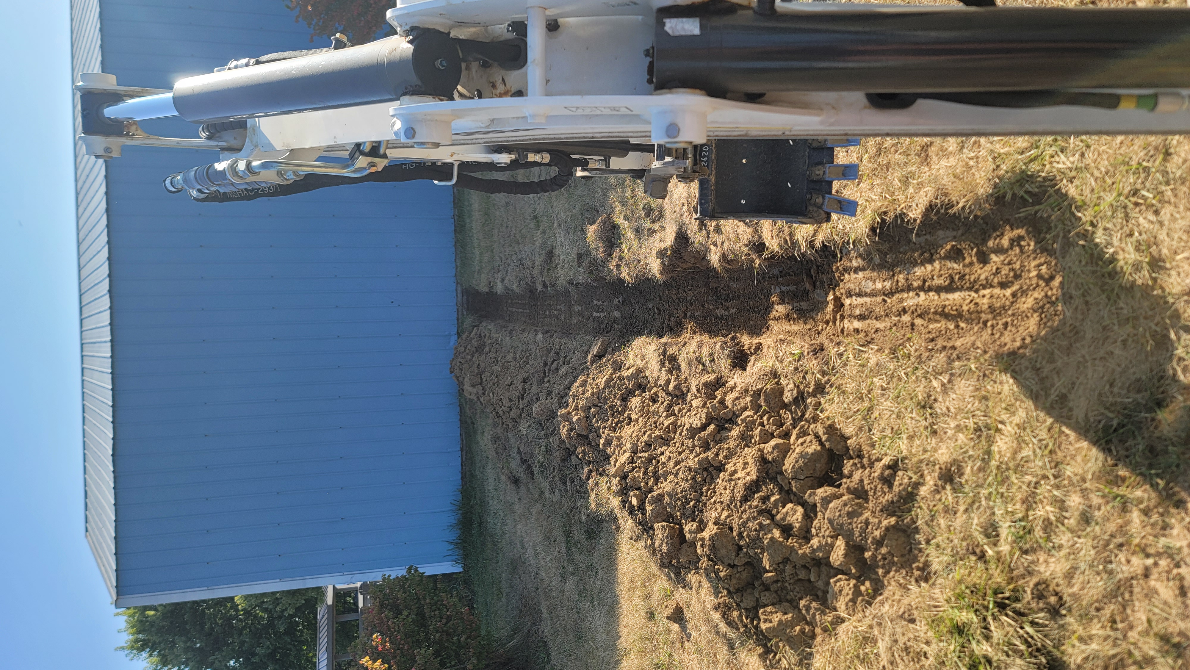 Electrical Trenching with Excavator